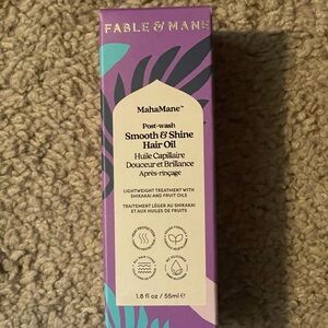 MahaMane Smooth & Shine Hair Oil - Purple and Cream